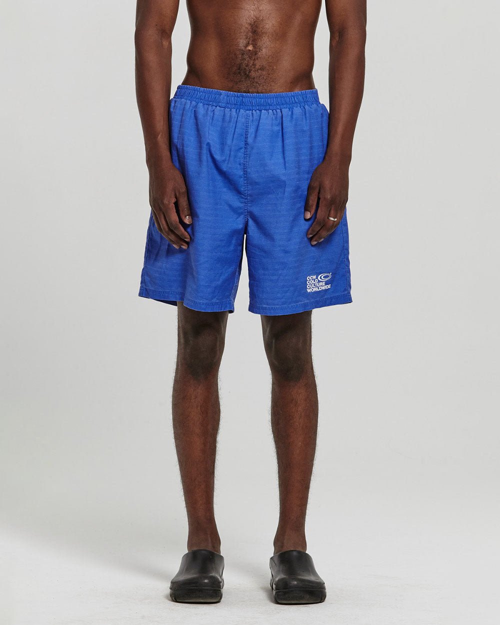 INDUSTRIAL SWIM SHORTS BRIGHT BLUE DYED - COLD CULTURE