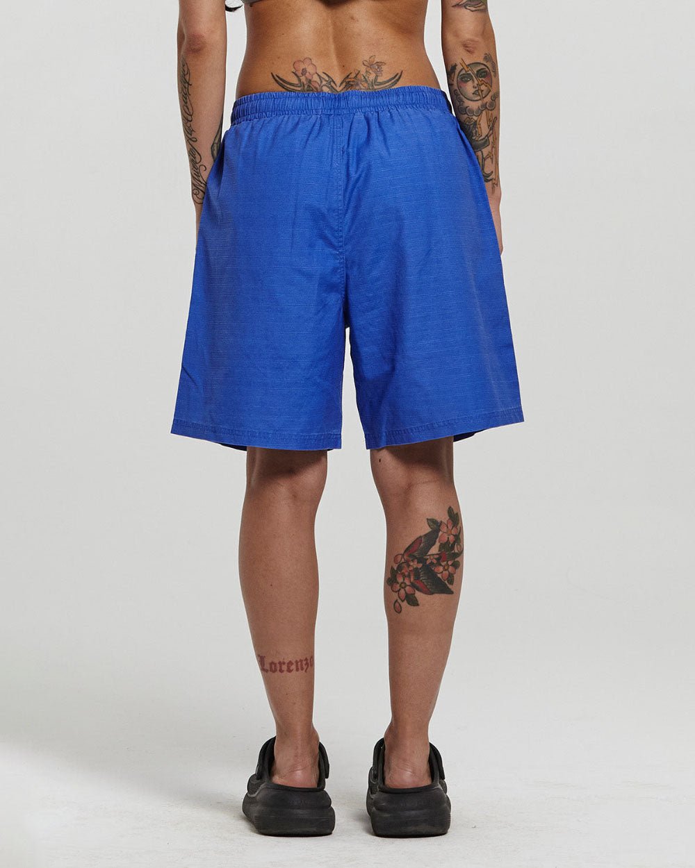 INDUSTRIAL SWIM SHORTS BRIGHT BLUE DYED - COLD CULTURE