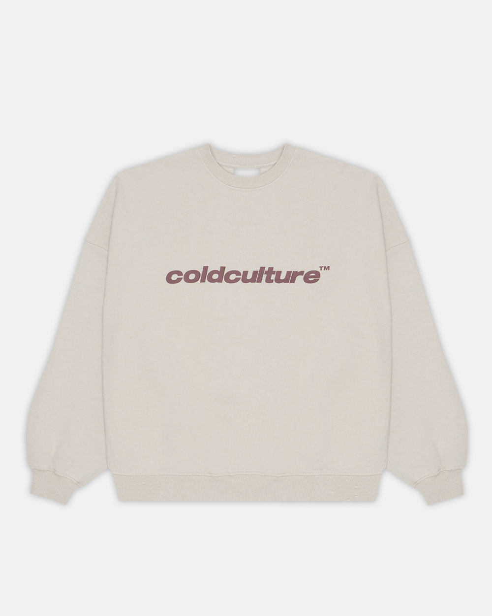 ITALIC CREWNECK SILK GREY - COLD CULTURE