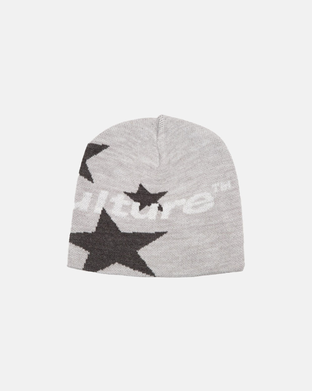 ITALIC STARS BEANIE ULTRA LIGHT GREY