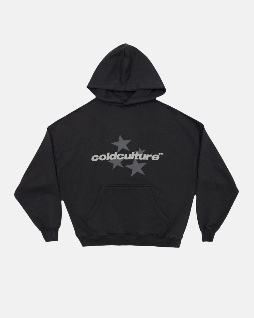 ITALIC - STARS HOODIE BLACK - COLD CULTURE