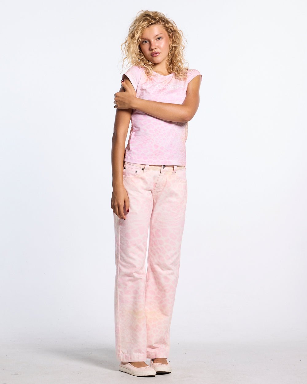 JAGUAR BOOTCUT PANTS PINK - Cold Culture