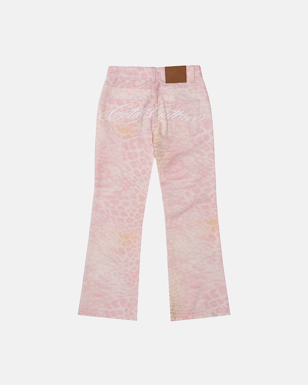 JAGUAR BOOTCUT PANTS PINK - Cold Culture