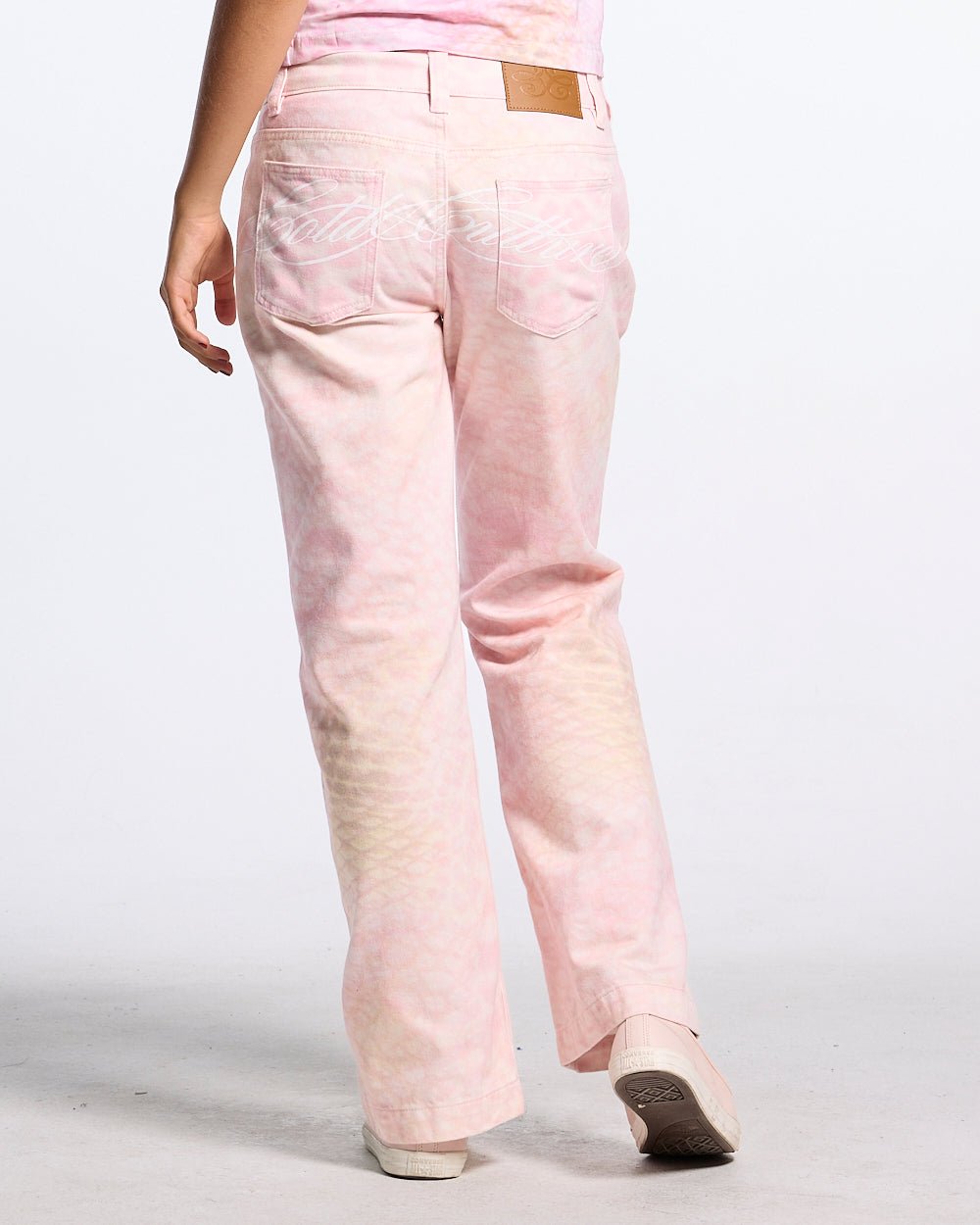 JAGUAR BOOTCUT PANTS PINK - Cold Culture