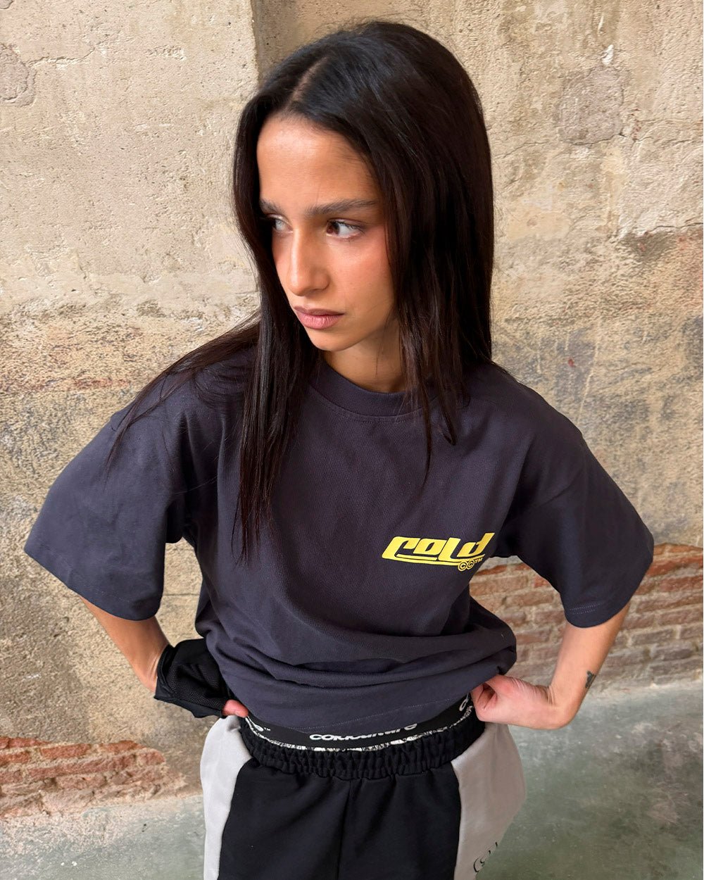 JET SKI TEE DARK GREY - Cold Culture