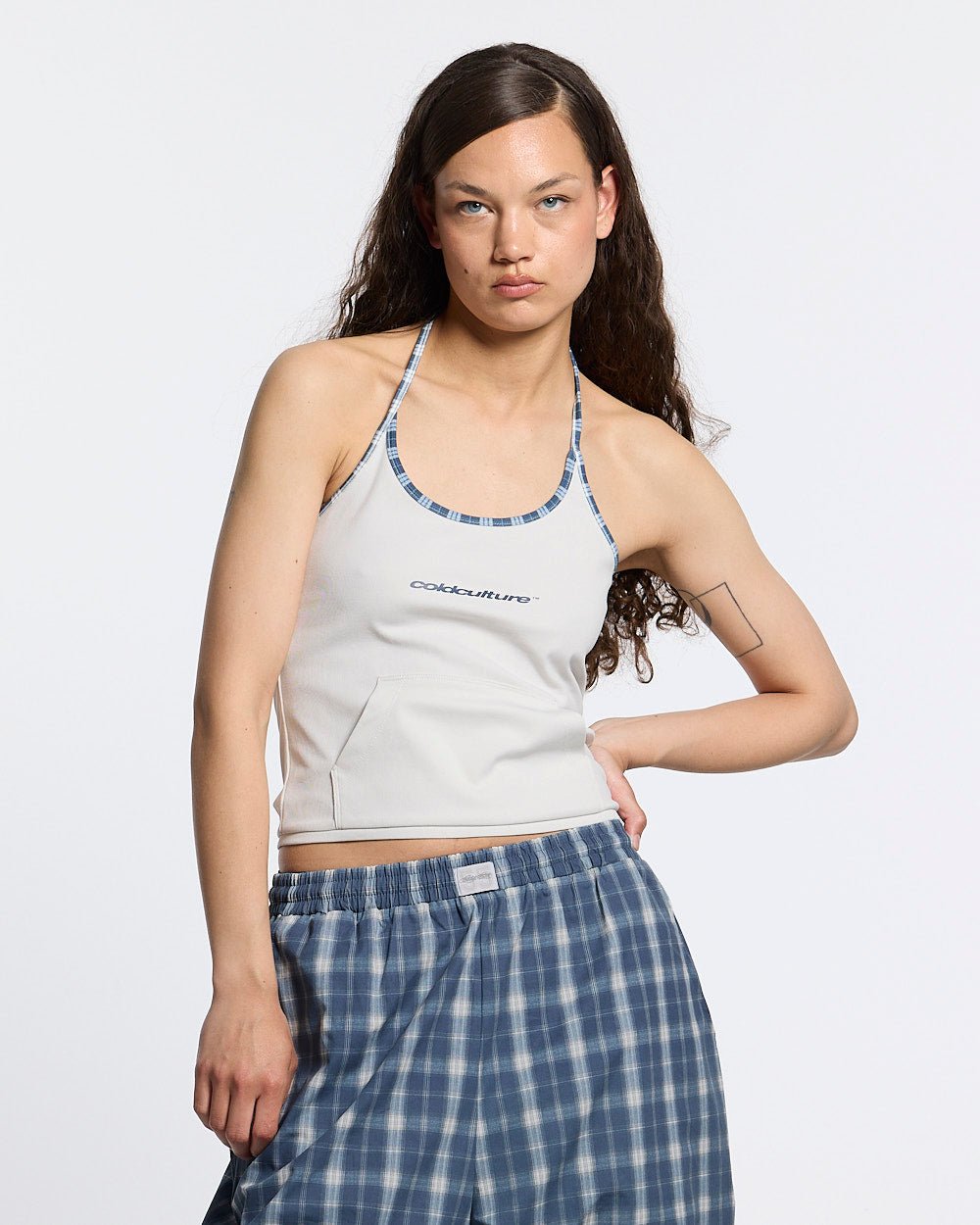 KANGAROO TANK TOP GREY - Cold Culture