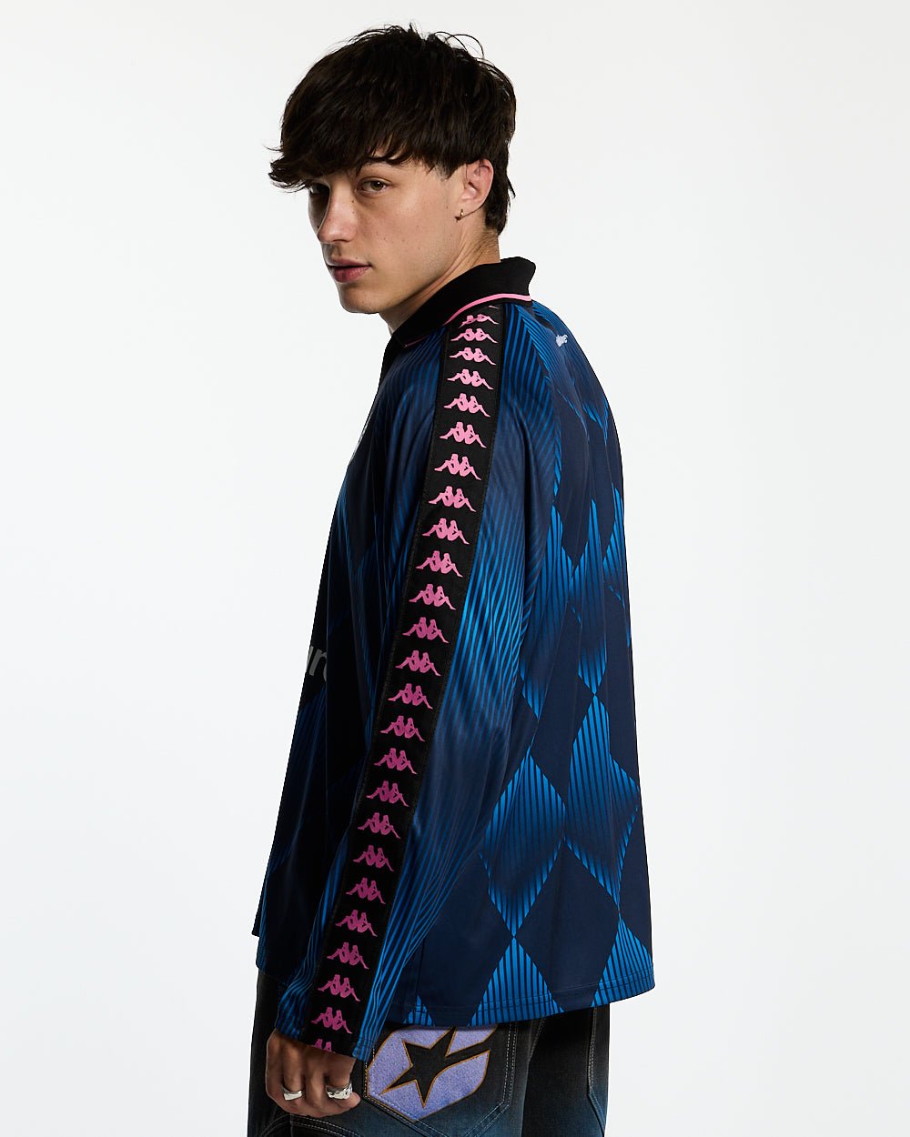 KAPPA X COLD CULTURE LONGSLEEVE BLUE - COLD CULTURE