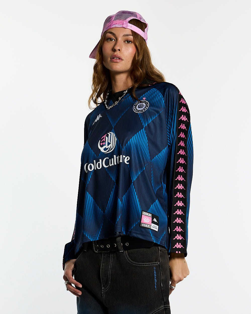 KAPPA X COLD CULTURE LONGSLEEVE BLUE - COLD CULTURE