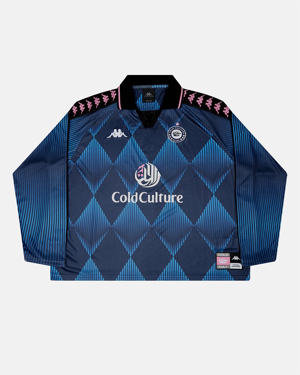 KAPPA X COLD CULTURE LONGSLEEVE BLUE - COLD CULTURE