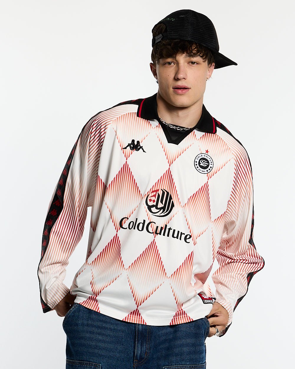 KAPPA X COLD CULTURE LONGSLEEVE RED - COLD CULTURE