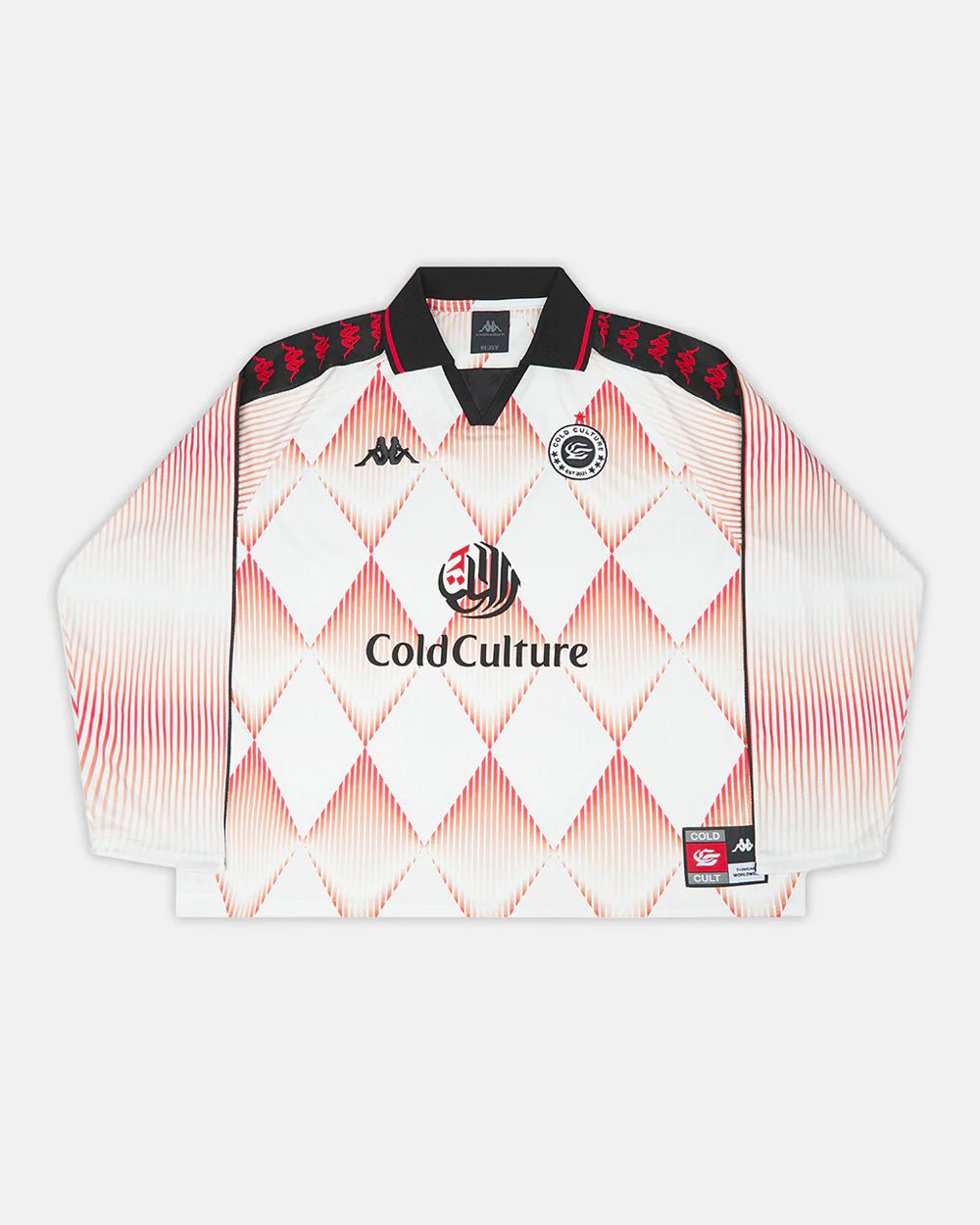 KAPPA X COLD CULTURE LONGSLEEVE RED - COLD CULTURE
