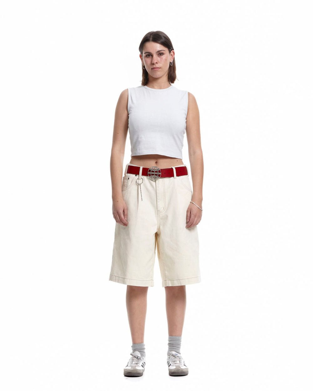 KEYCHAIN V2 SHORTS DIRTY WHITE TWILL - COLD CULTURE