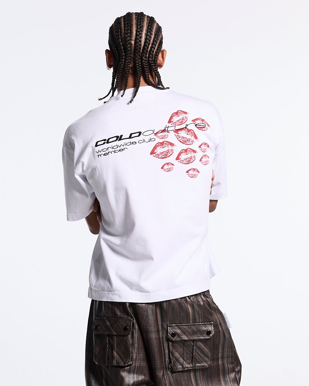 KISS IN THE ASTROS TEE WHITE - Cold Culture