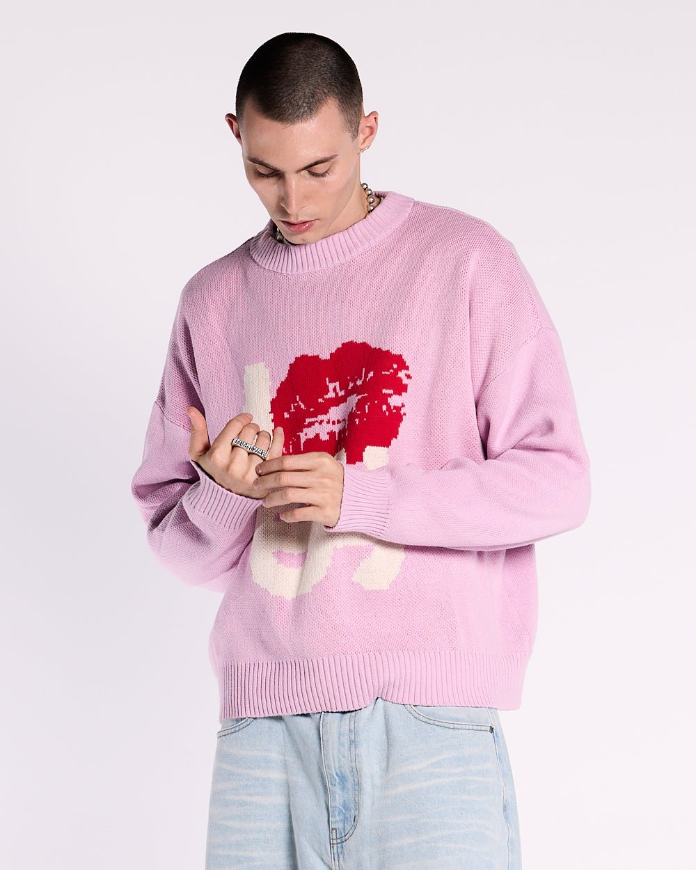 KISSES AND DOLLAR KNIT PINK - COLD CULTURE