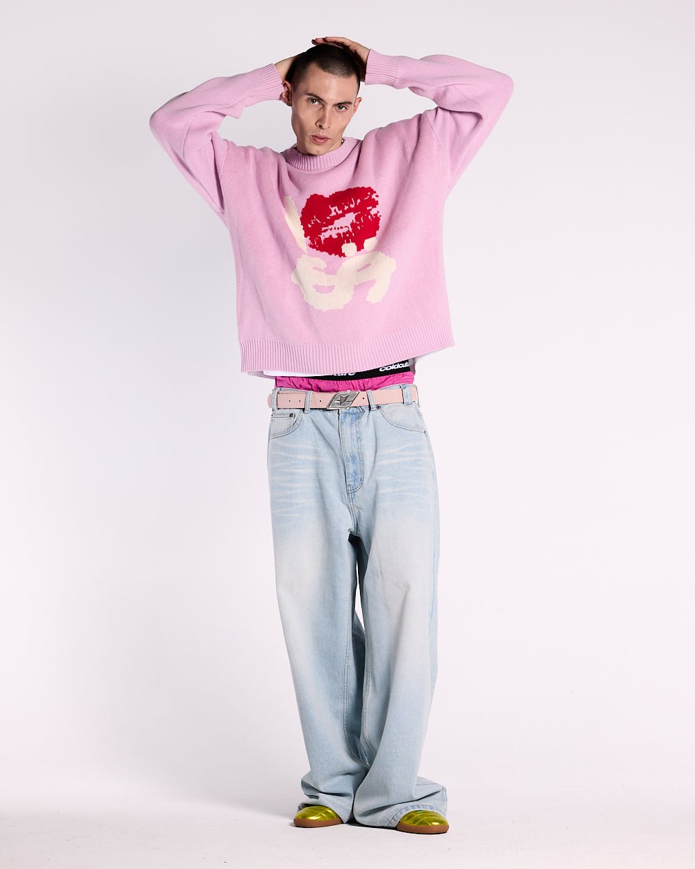 KISSES AND DOLLAR KNIT PINK - COLD CULTURE