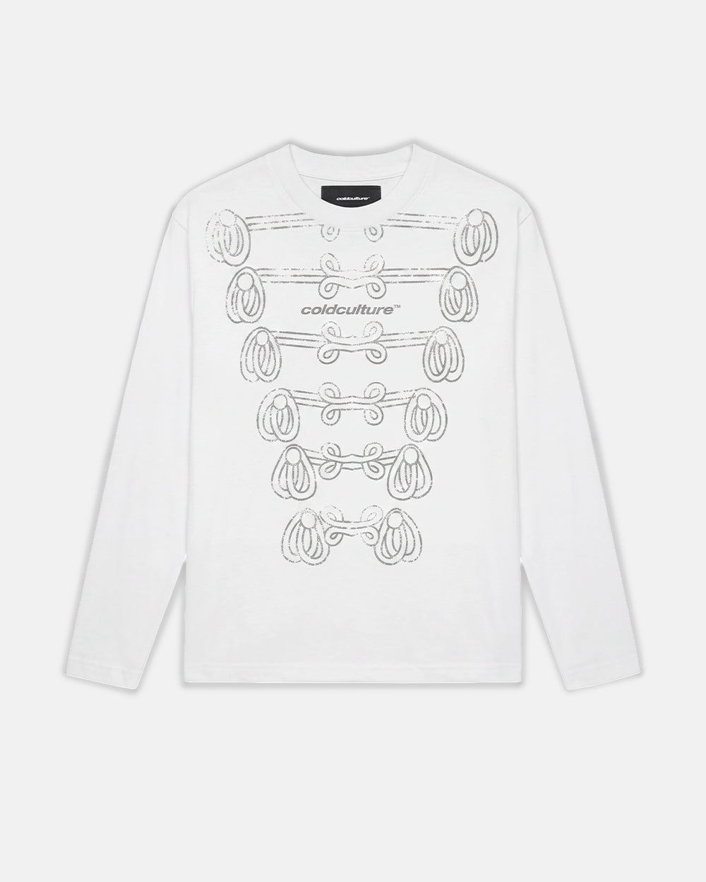 KNOTTING HILL LONGSLEEVE WHITE - Cold Culture