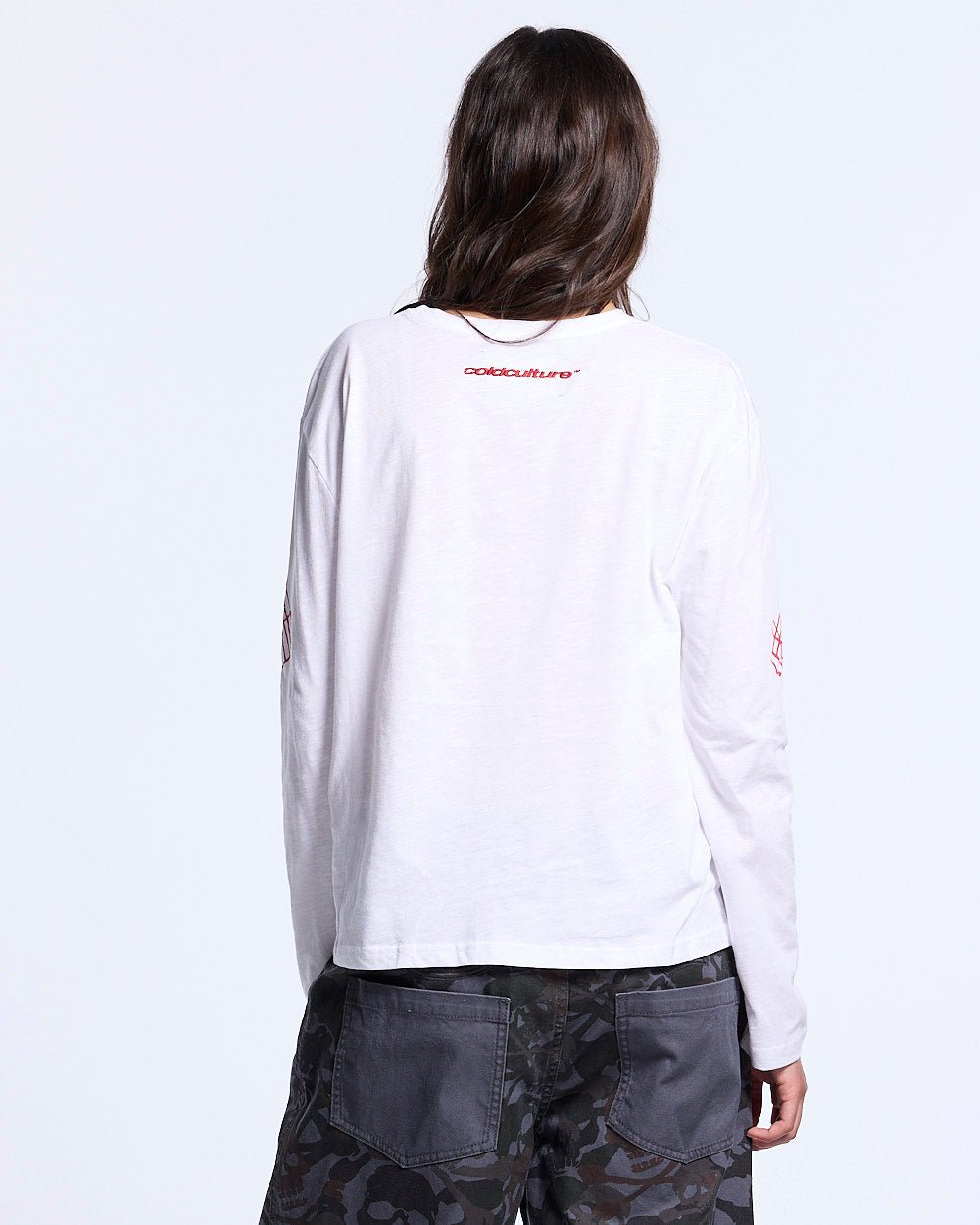 LA PARA LONGSLEEVE WHITE - Cold Culture