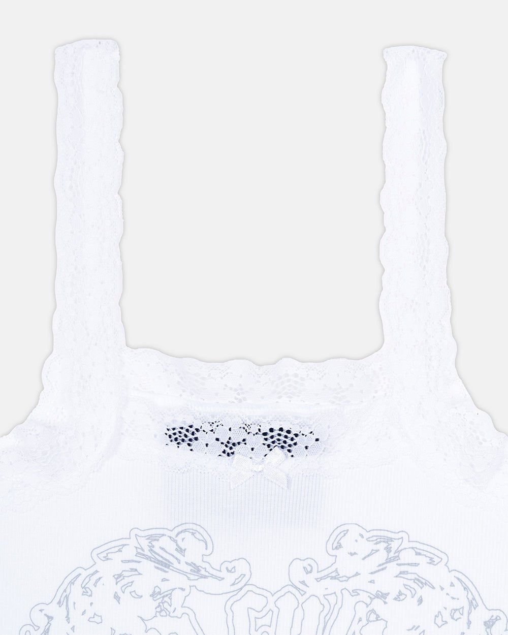 LACE TANK TOP WHITE - Cold Culture