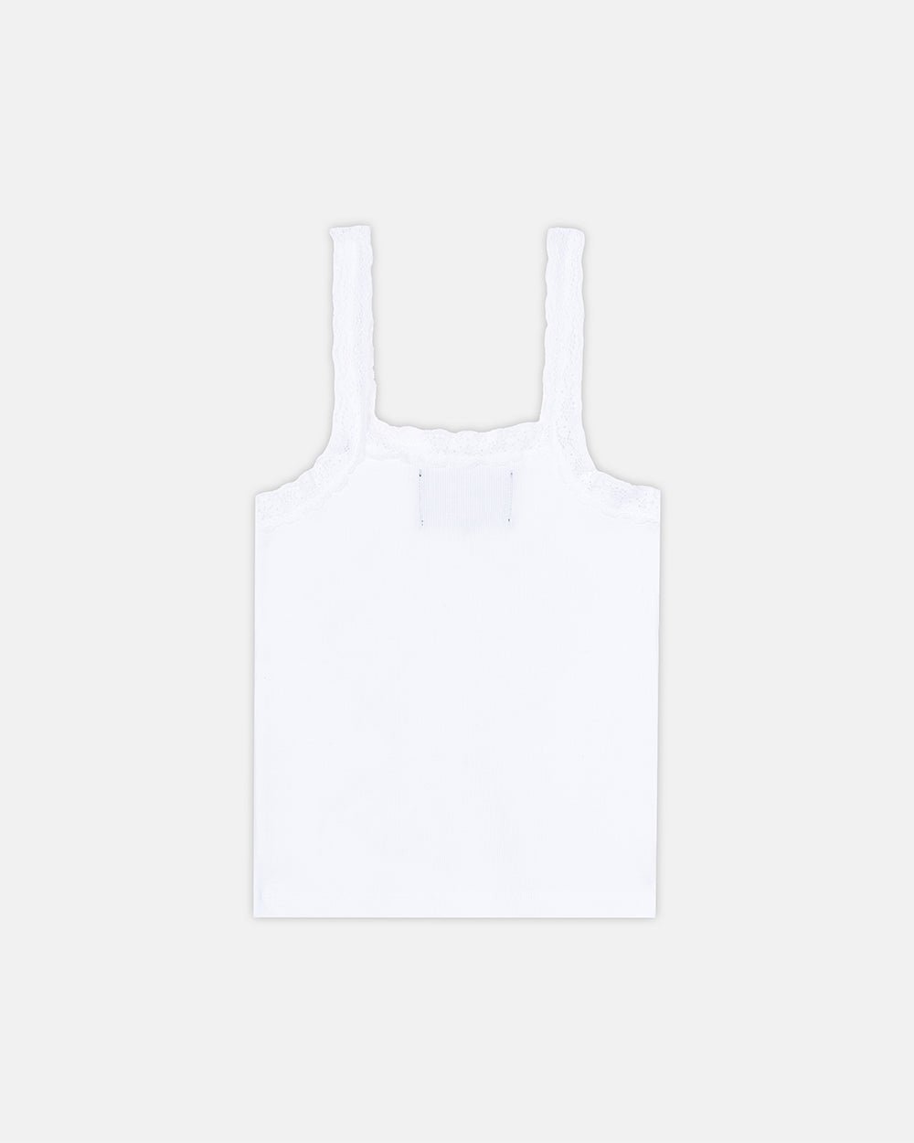 LACE TANK TOP WHITE - Cold Culture