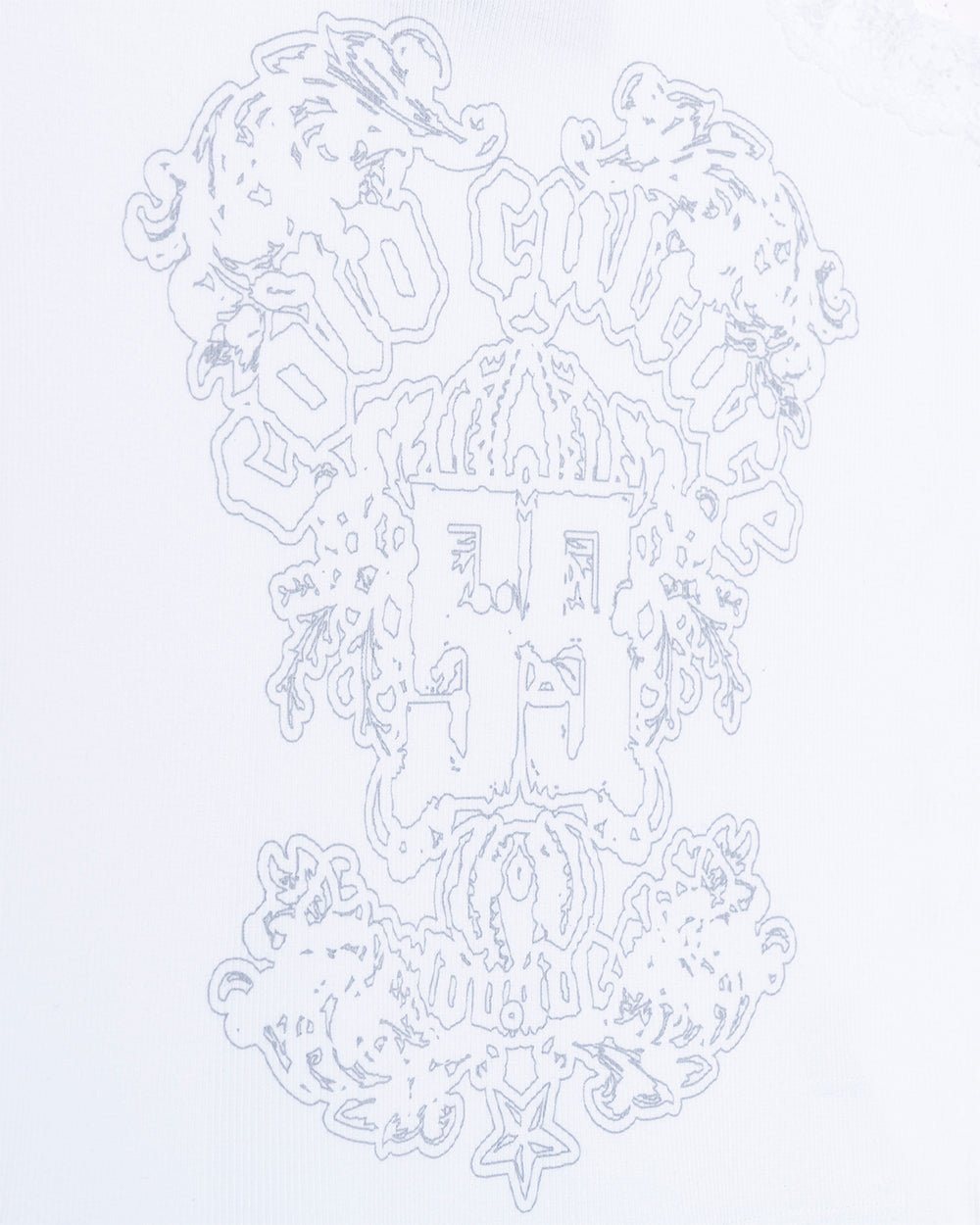 LACE TANK TOP WHITE - Cold Culture