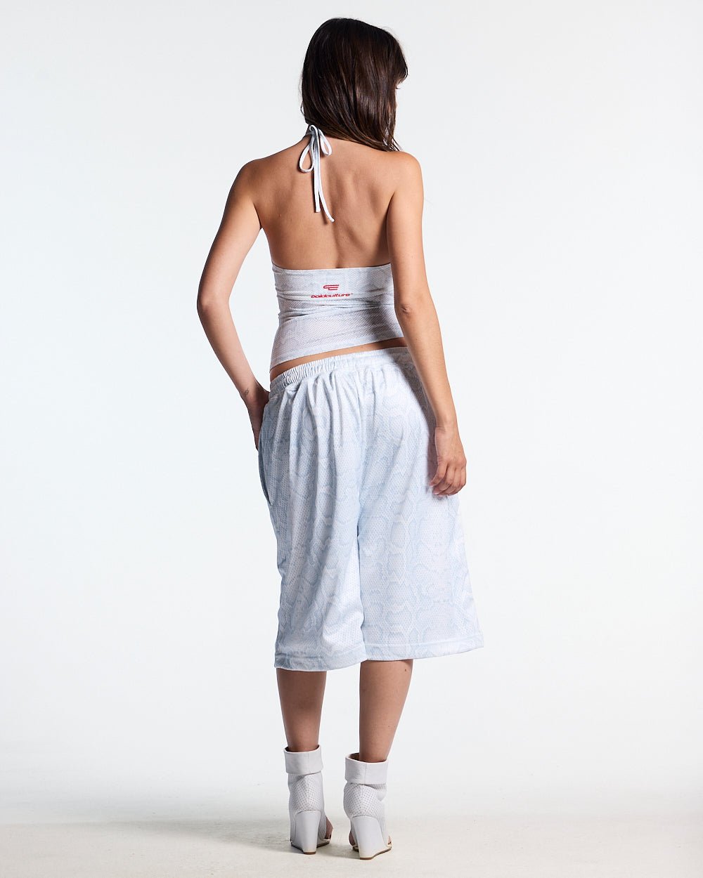 LADY C MESH TOP WHITE - Cold Culture