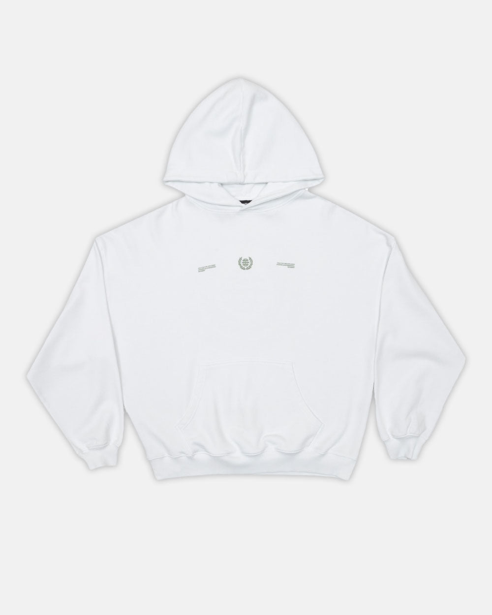 LAUREL WORLD HOODIE WHITE - COLD CULTURE