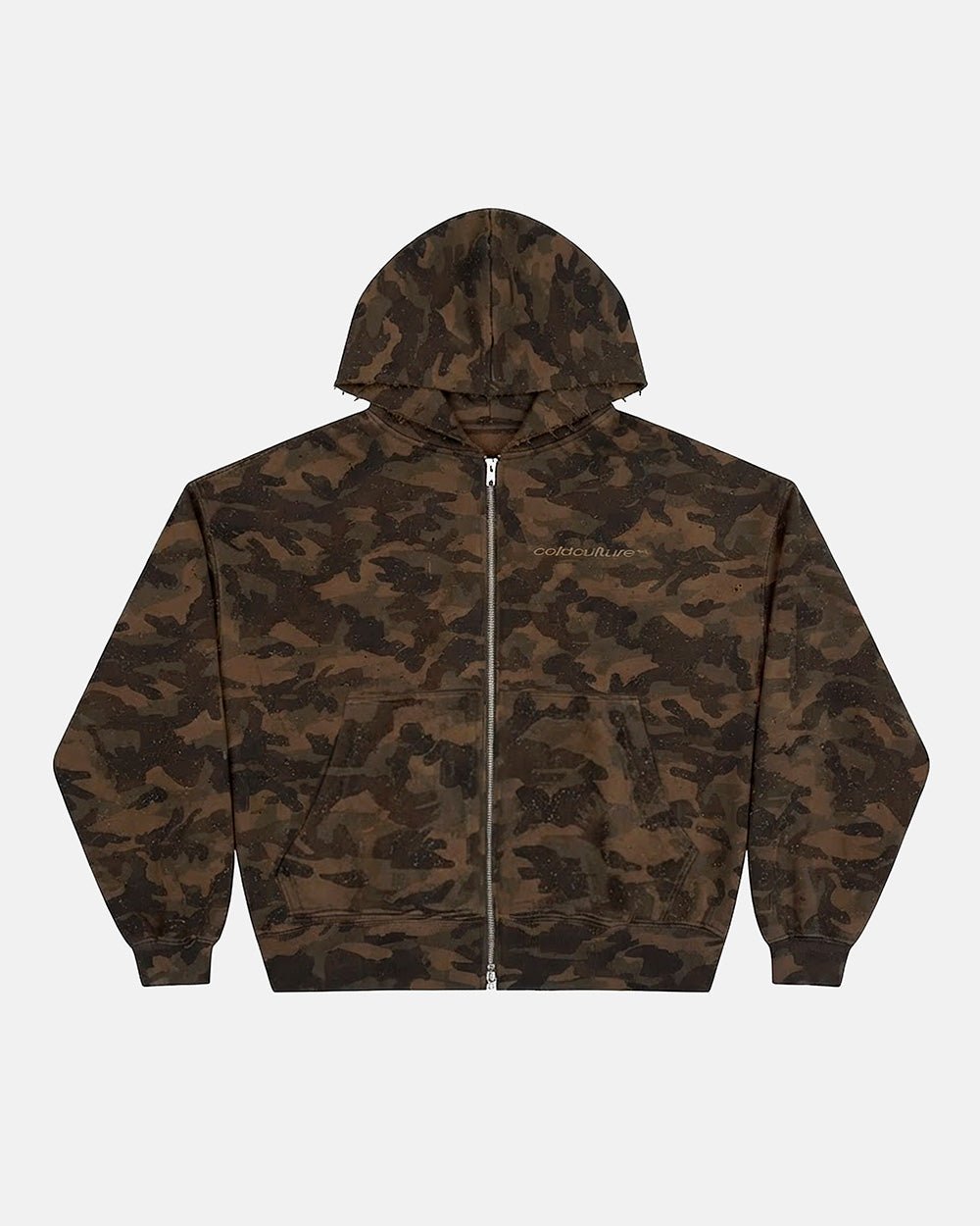 LEAD ZIP HOODIE CAMO - Cold Culture