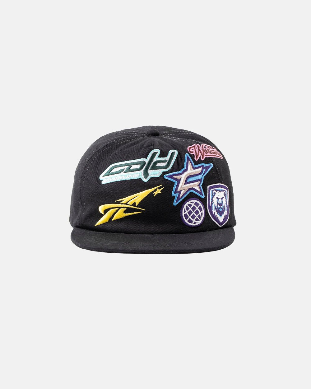 LEAGUE PATCHES CAP BLACK - COLD CULTURE