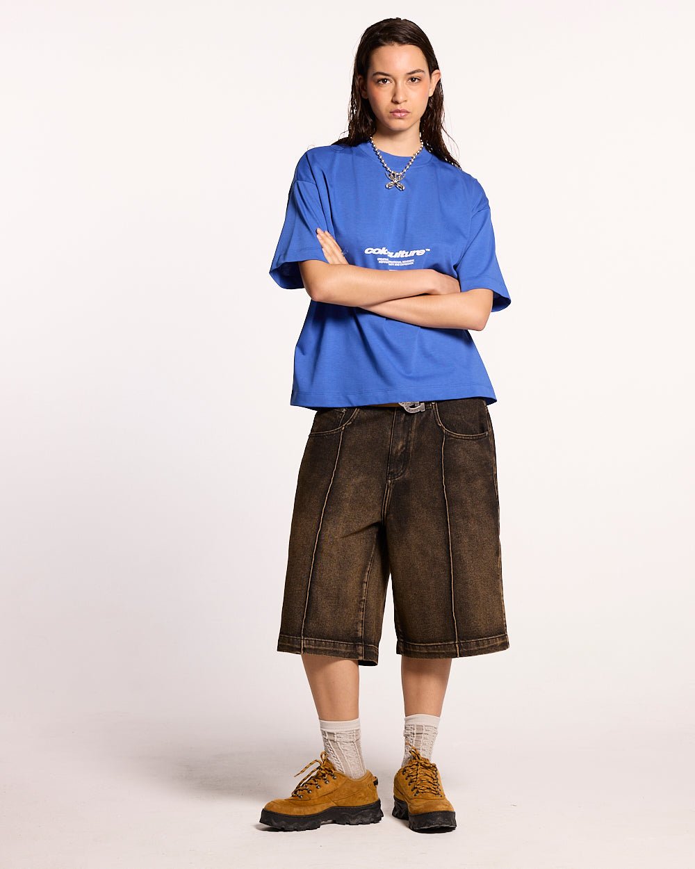 LET'S BOUNCE TEE BLUE - COLD CULTURE