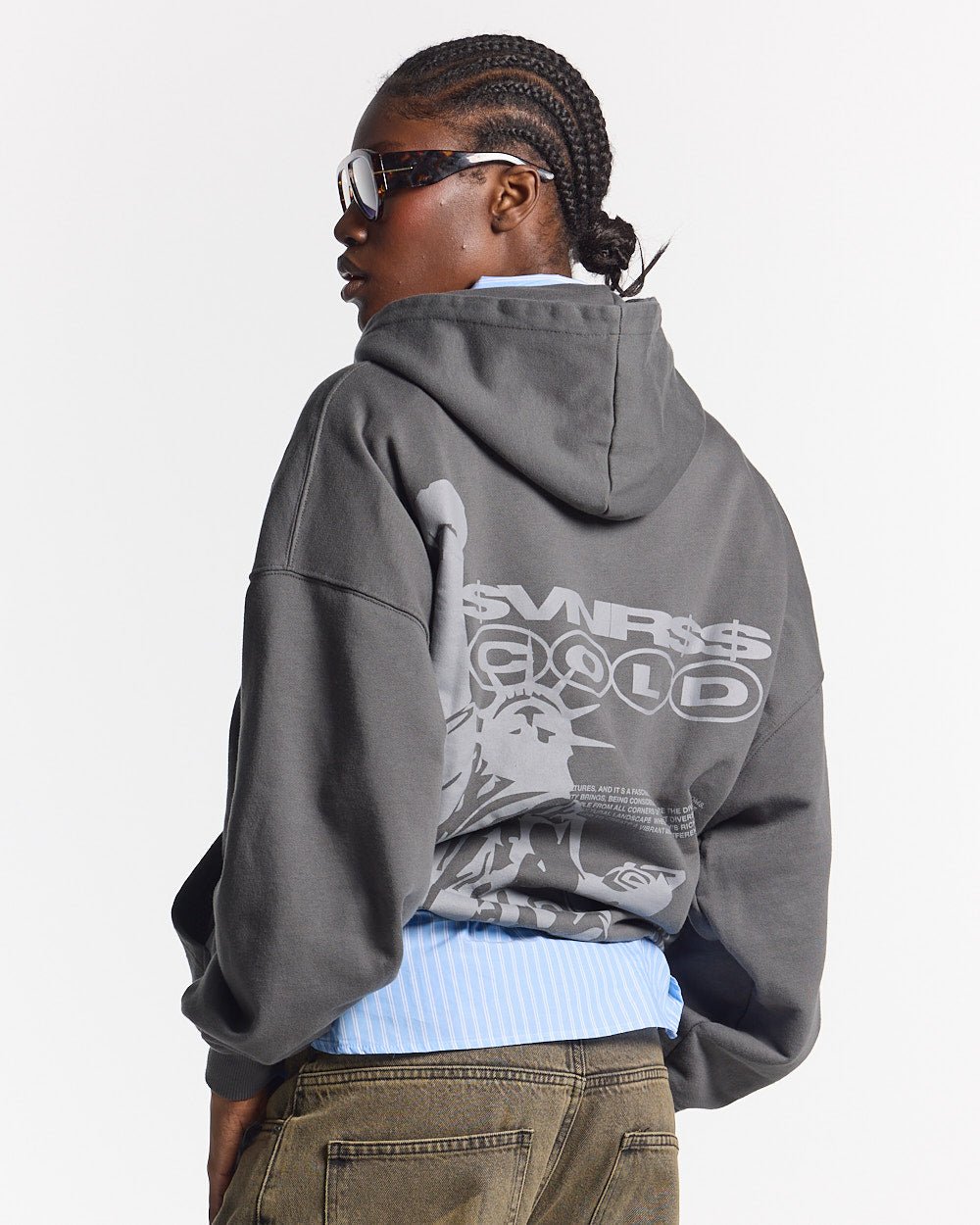 LIBERTY HOODIE GREY - COLD CULTURE