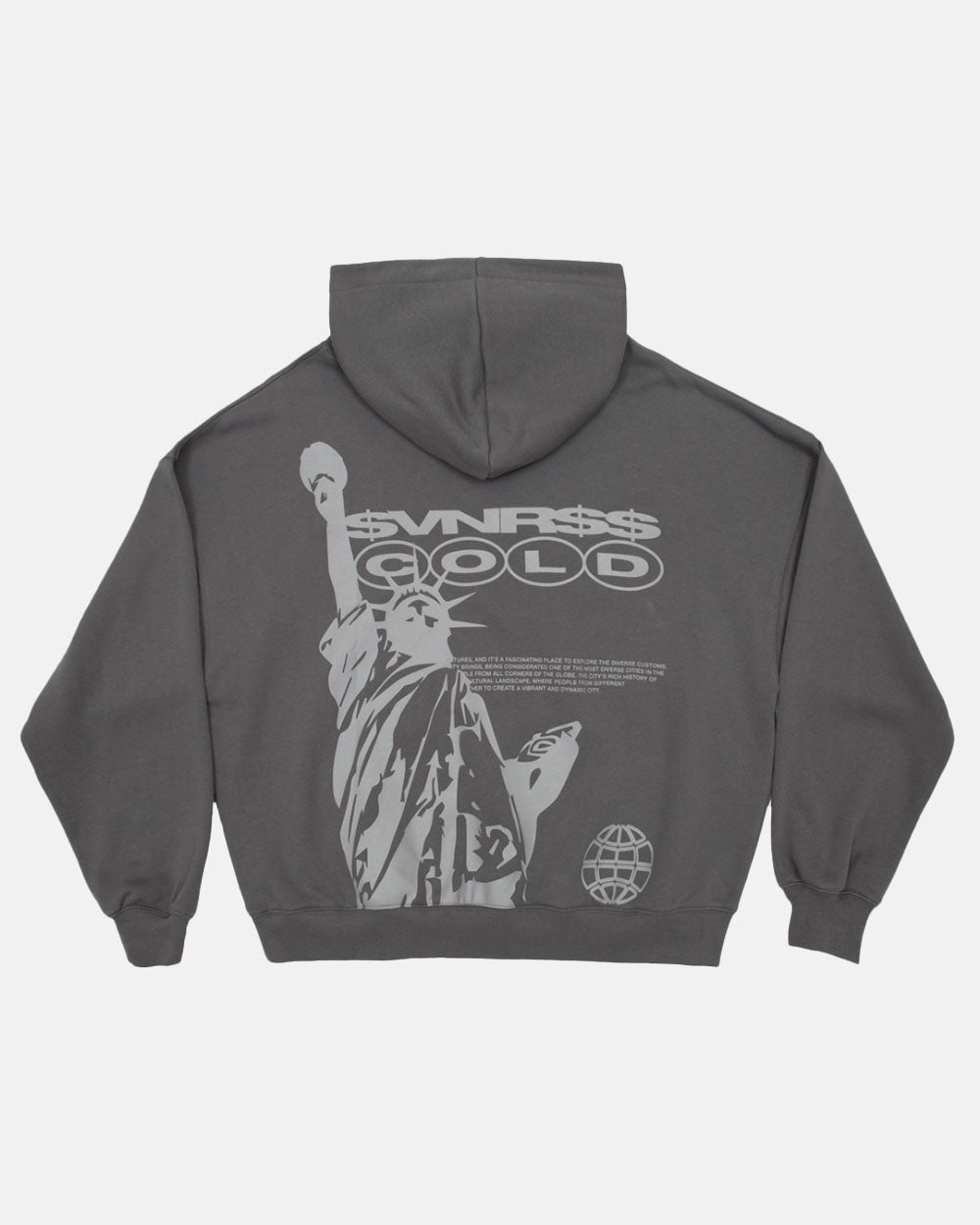 LIBERTY HOODIE GREY - COLD CULTURE