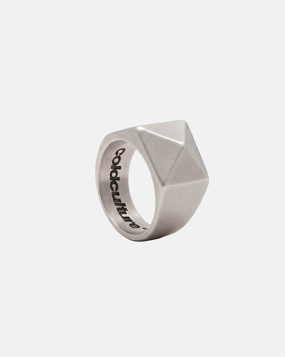 LINK RING SILVER - Cold Culture