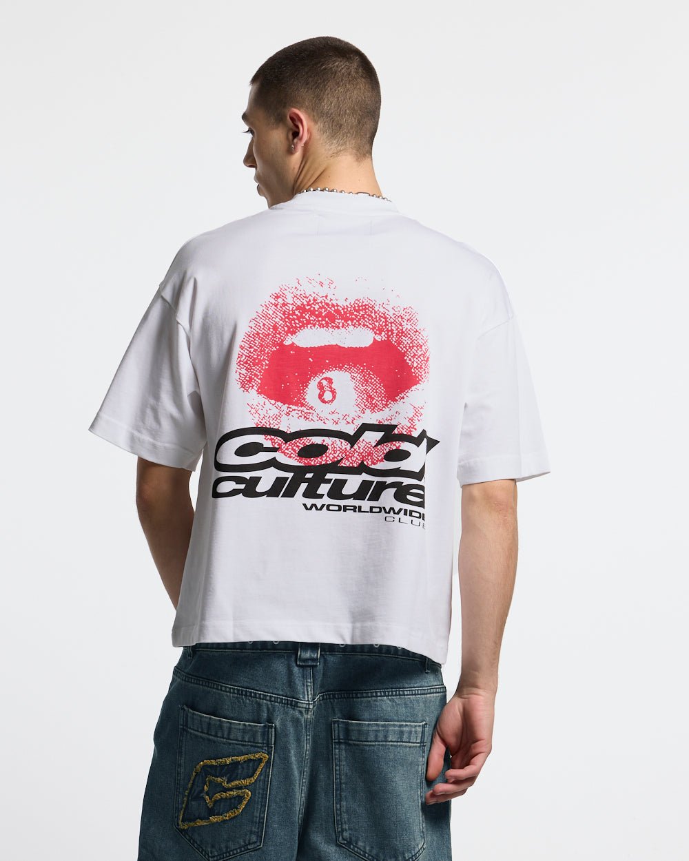 LIP COMBO TEE WHITE - Cold Culture #man