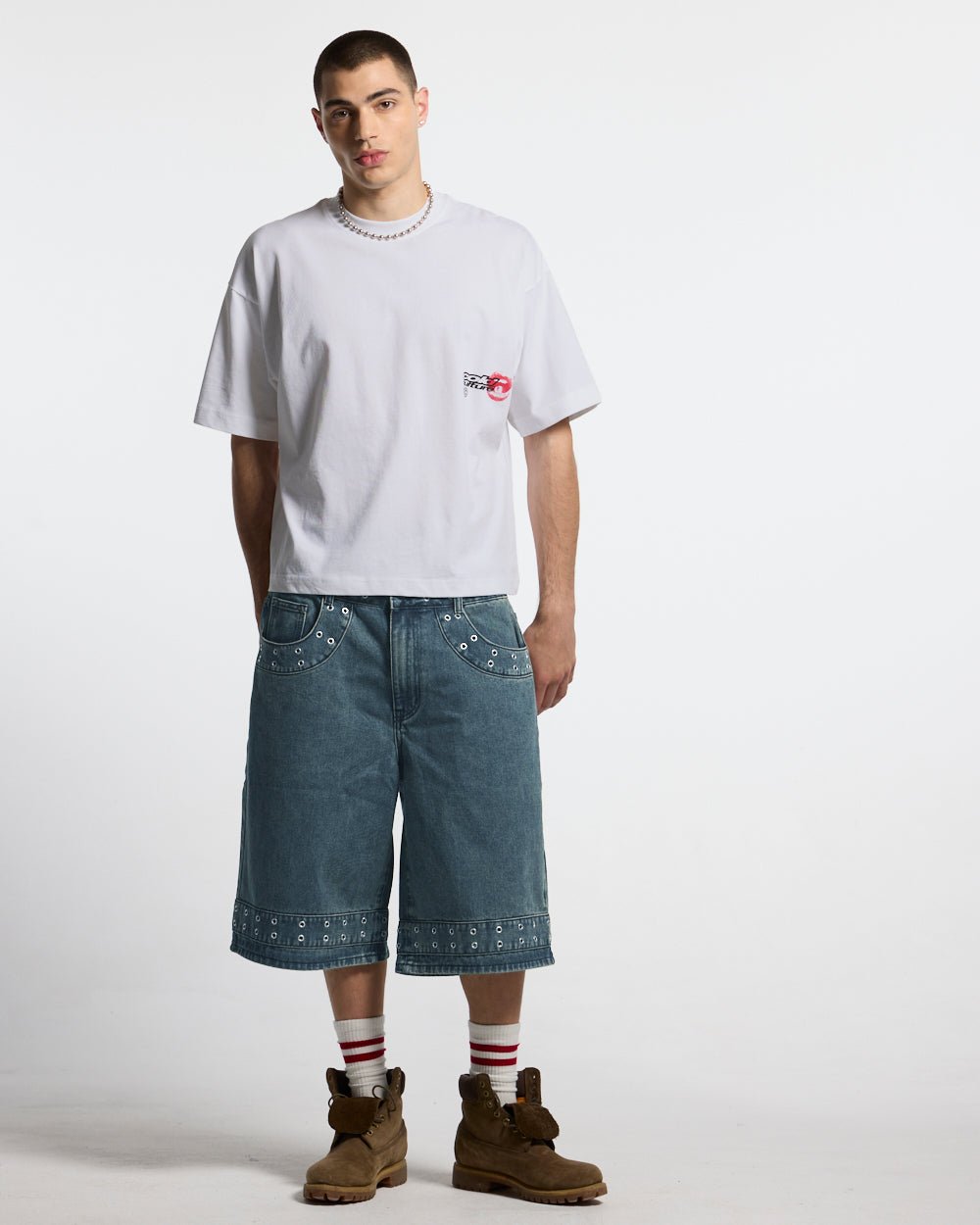 LIP COMBO TEE WHITE - Cold Culture #man