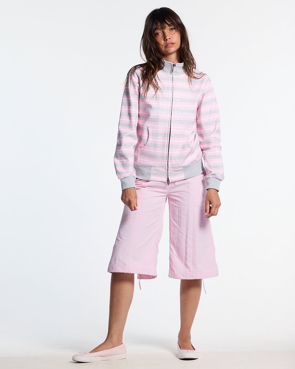 LISA ZIP HOODIE PINK - Cold Culture