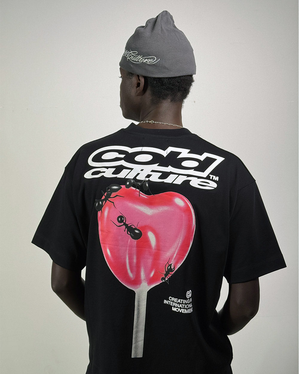 LOLLIPOP TEE BLACK - Cold Culture