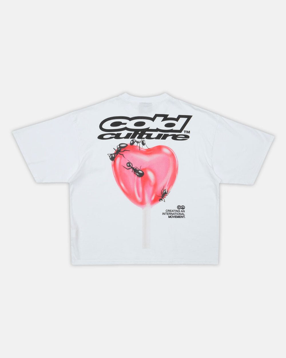LOLLIPOP TEE WHITE | COLD CULTURE™ | STREETWEAR CLOTHING BRAND