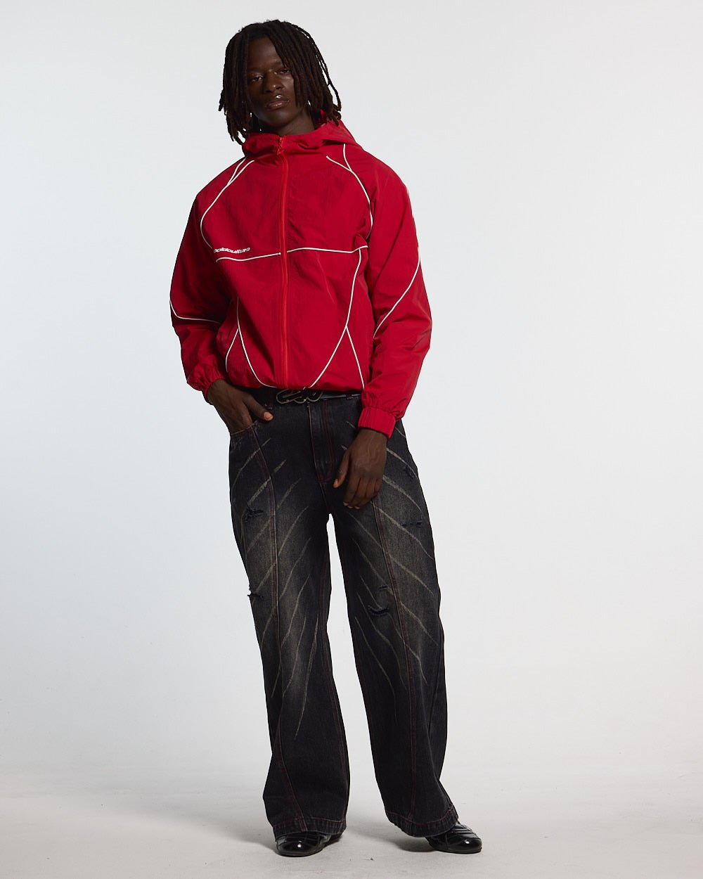LONDON SET JACKET RED - Cold Culture