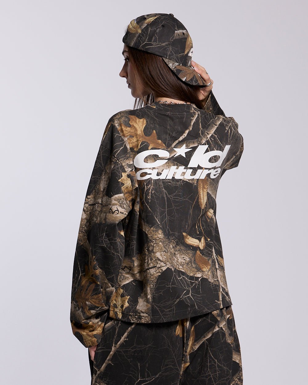 LONGSLEEVE REALTREE BLACK - COLD CULTURE