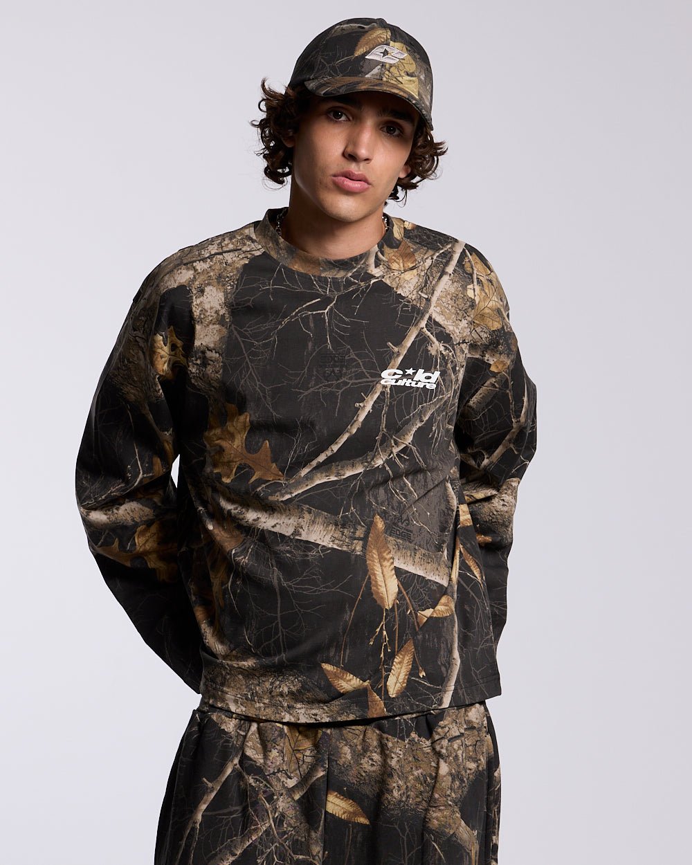 LONGSLEEVE REALTREE BLACK - COLD CULTURE
