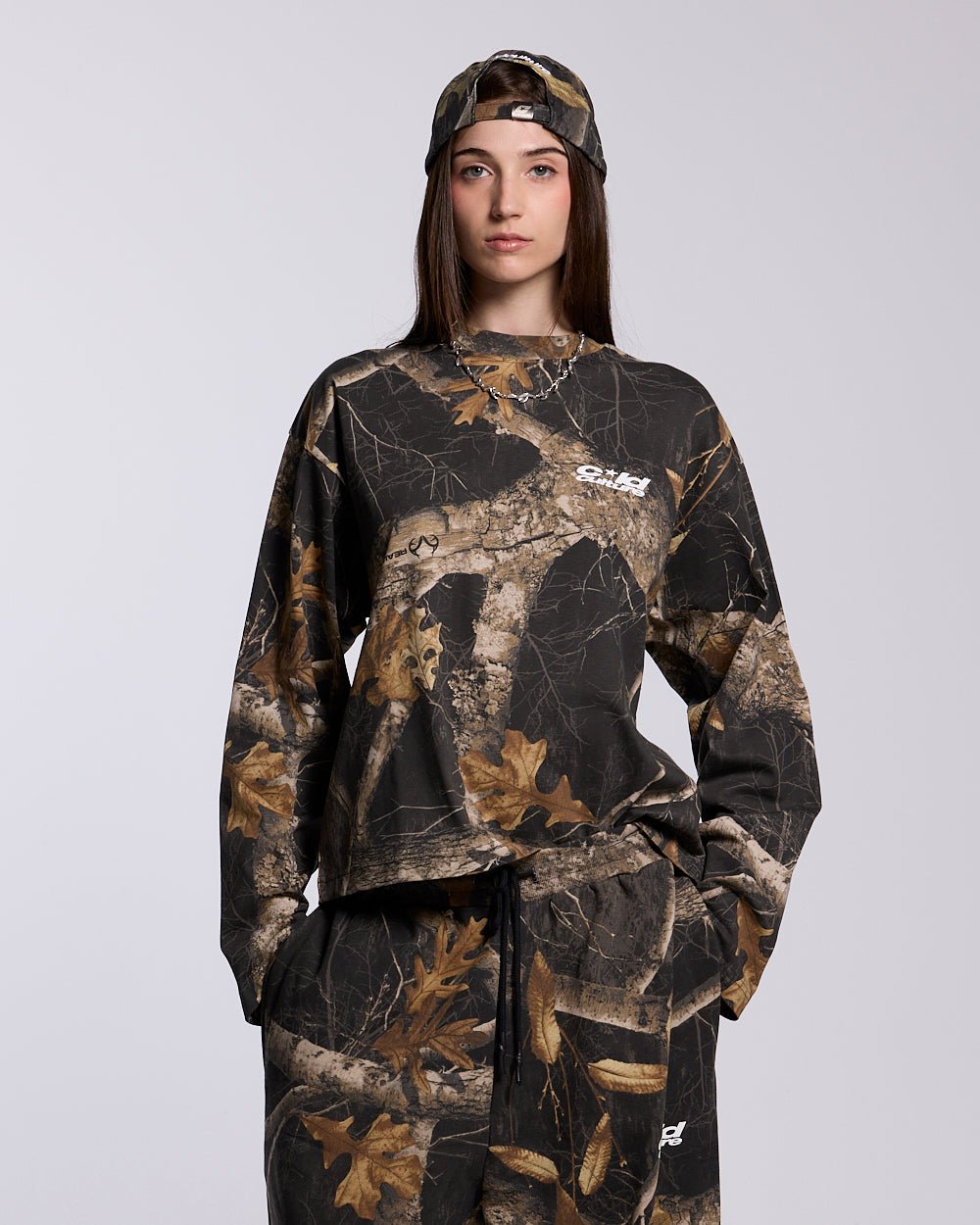 LONGSLEEVE REALTREE BLACK - COLD CULTURE