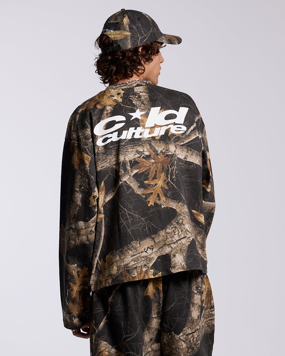 LONGSLEEVE REALTREE BLACK - COLD CULTURE