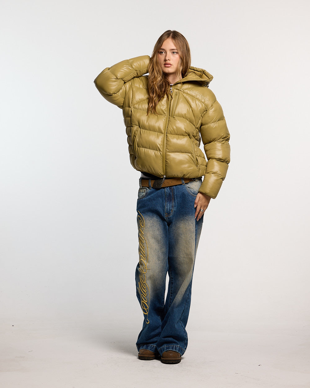 CLOUD ARMOUR PUFFER OLIVE GREEN