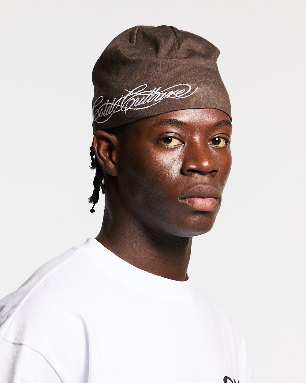 WILD SCRIPT BEANIE LEOPARD