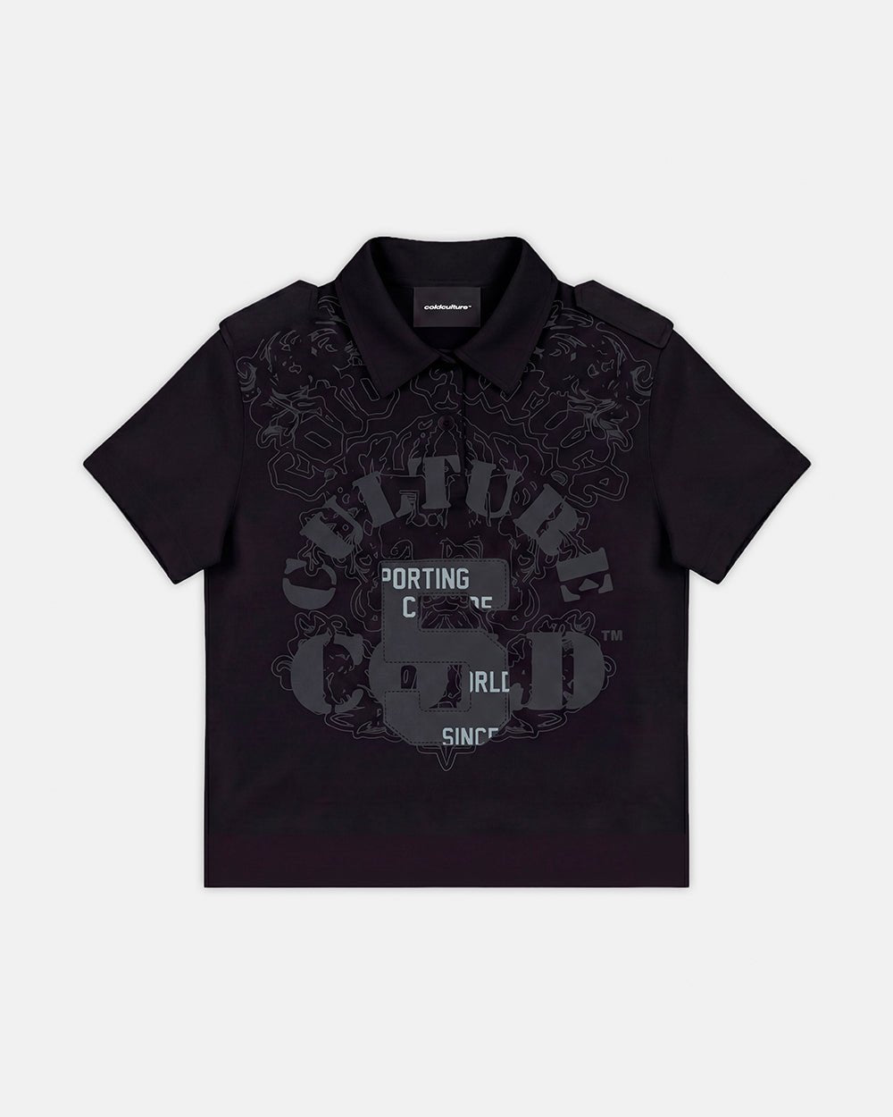 LOOPING POLO BLACK - Cold Culture
