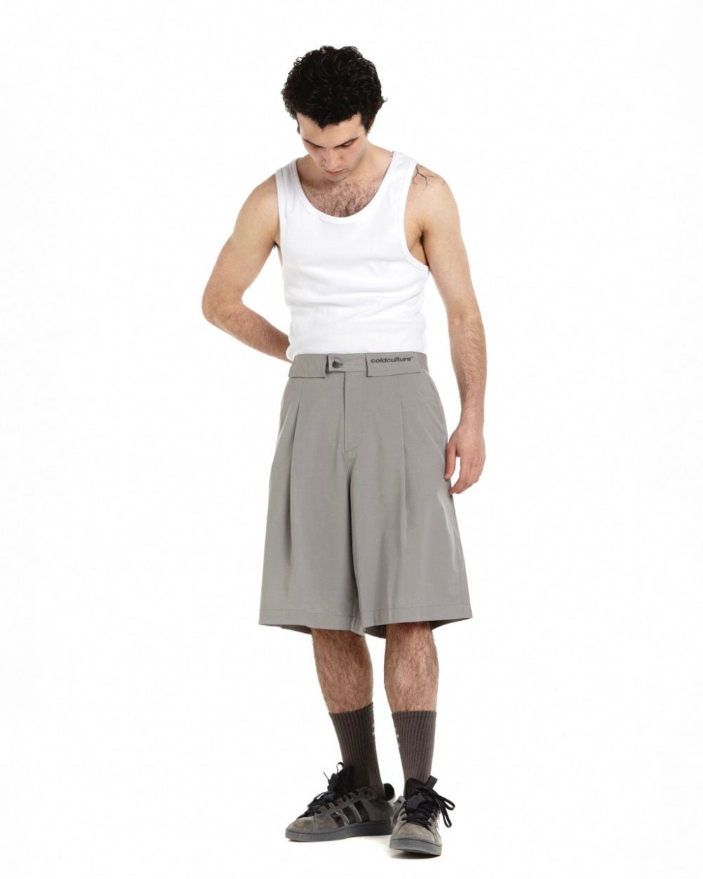 LORTUS WEDDING SHORTS DUST GREY - COLD CULTURE