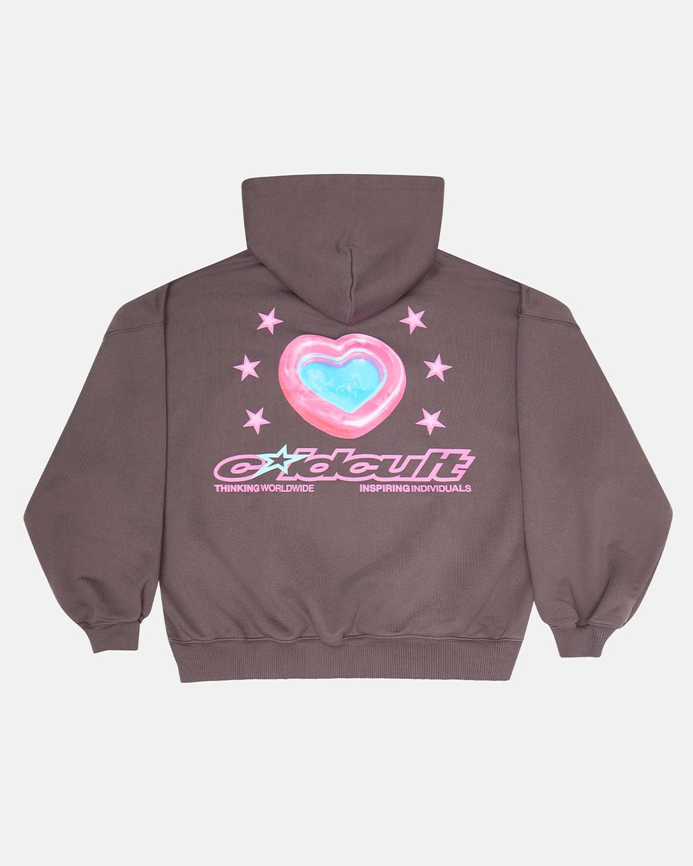 LOVERS POOL HOODIE ORCHIDISH GREY - COLD CULTURE