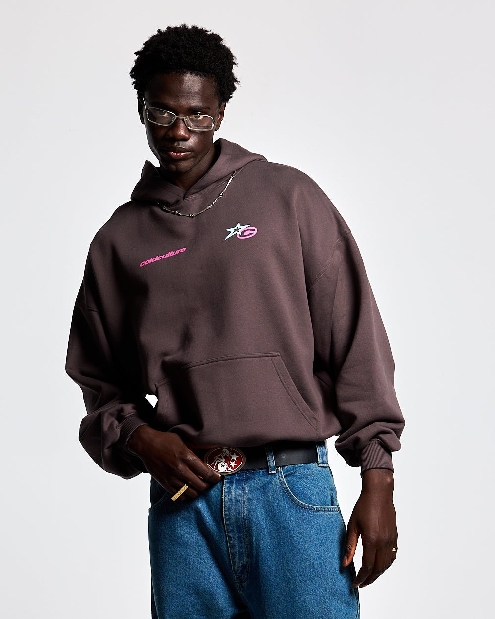 LOVERS POOL HOODIE ORCHIDISH GREY - COLD CULTURE
