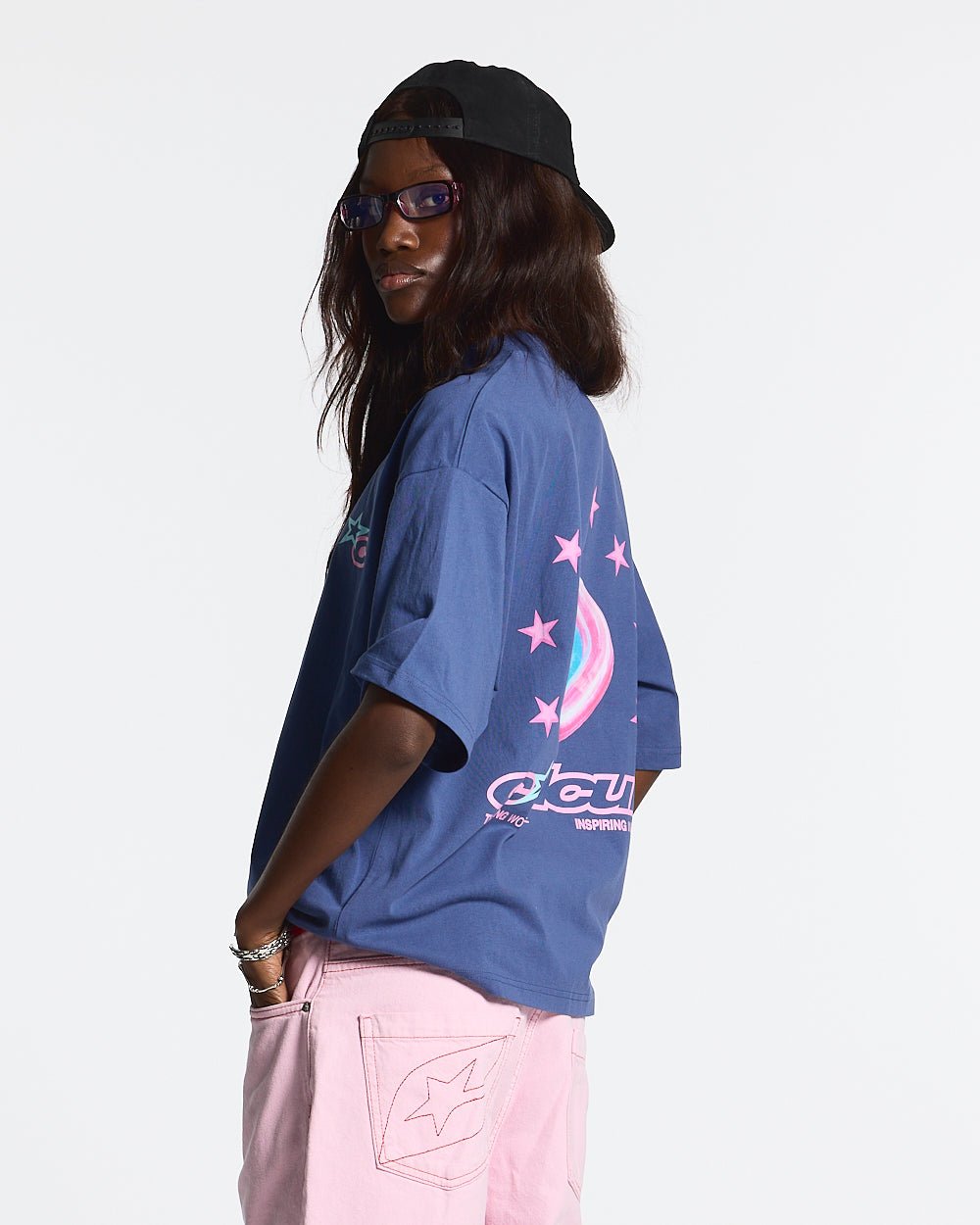 LOVERS POOL TEE COASTAL BLUE - COLD CULTURE