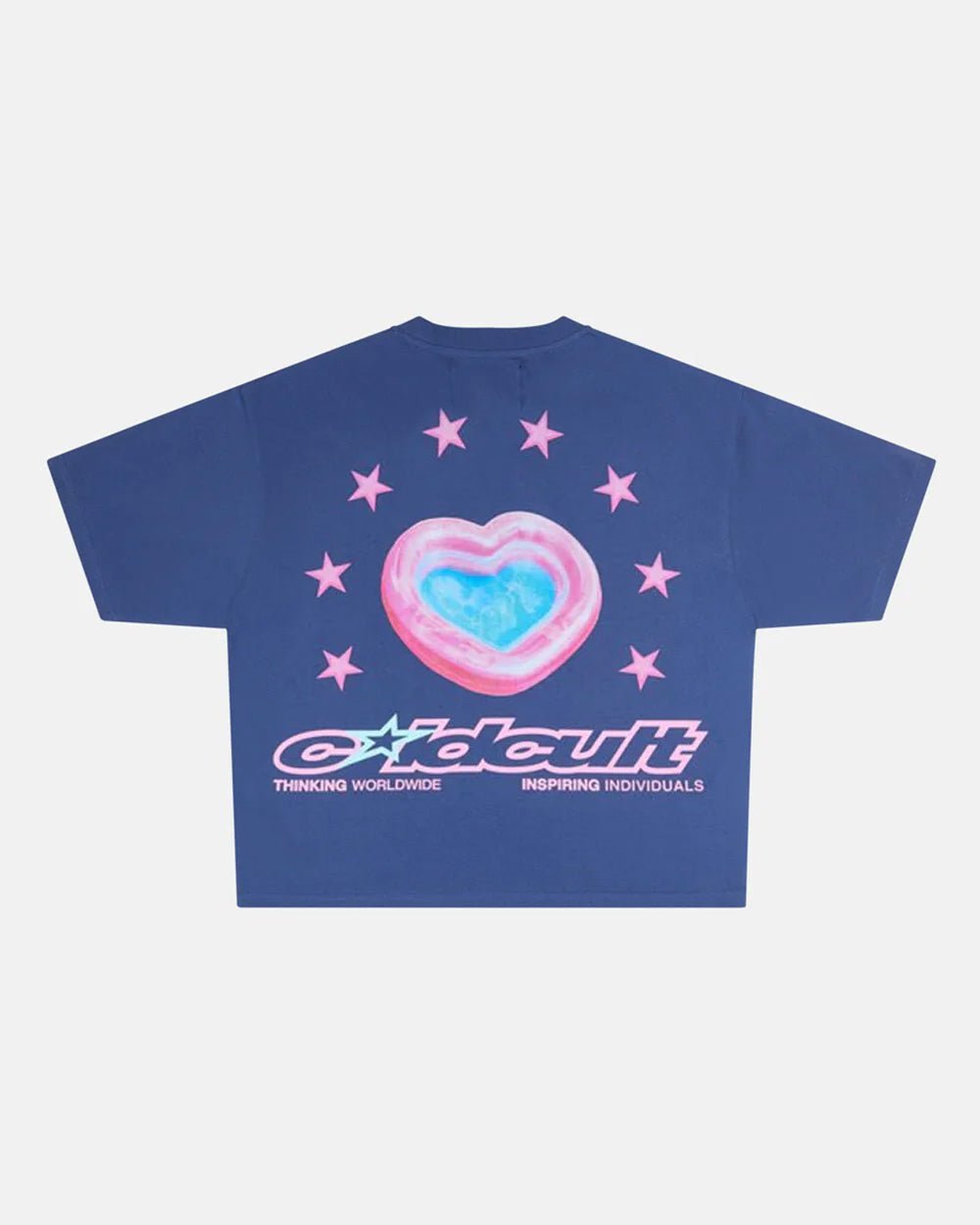 LOVERS POOL TEE COASTAL BLUE - COLD CULTURE